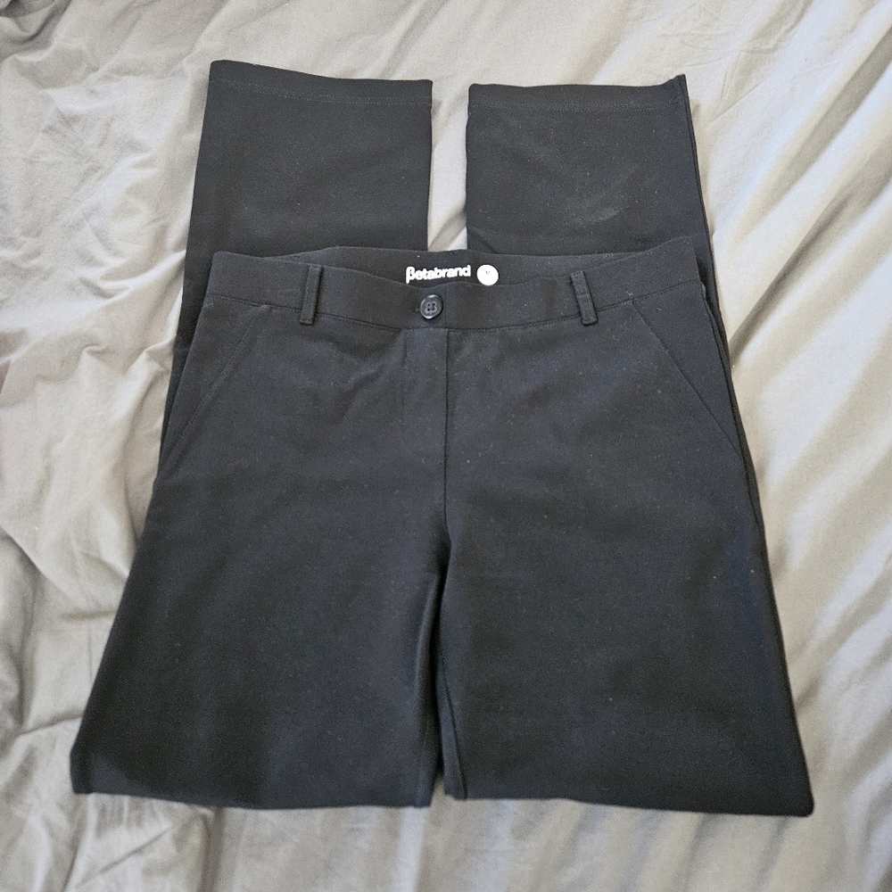 Betabrand black pant